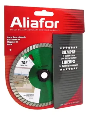 DISCO DIAMANTADO ULTRA FINO "ALIAFOR" 4.5"