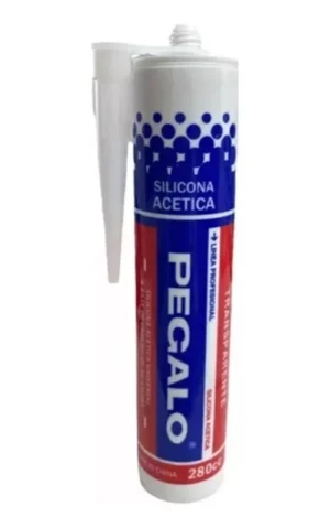 Sellador Silicona Acética 280 ml transparente/blanco/negro